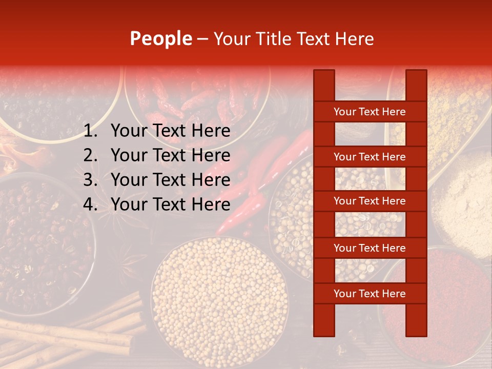 Nutmeg Spice Variety PowerPoint Template