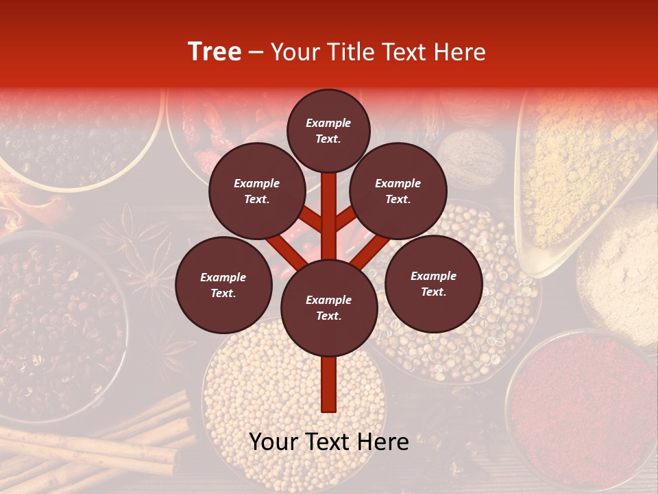 Nutmeg Spice Variety PowerPoint Template