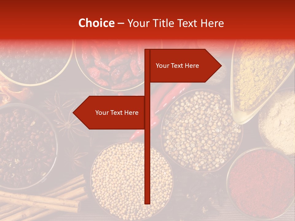 Nutmeg Spice Variety PowerPoint Template