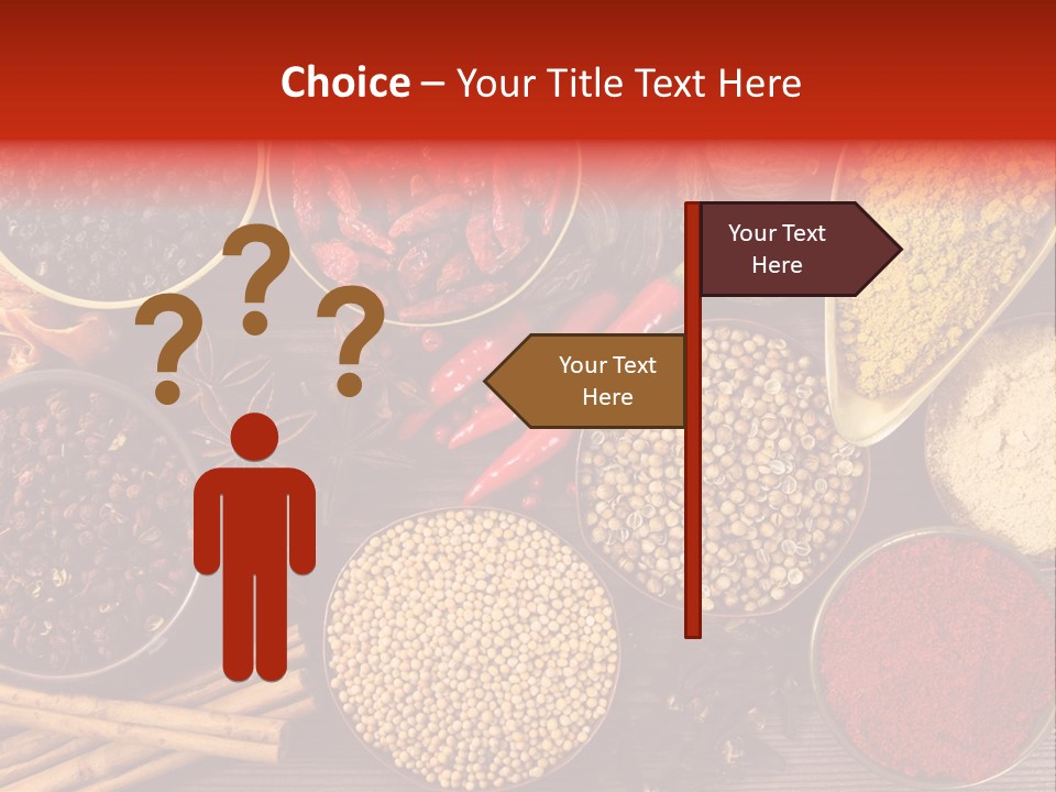 Nutmeg Spice Variety PowerPoint Template