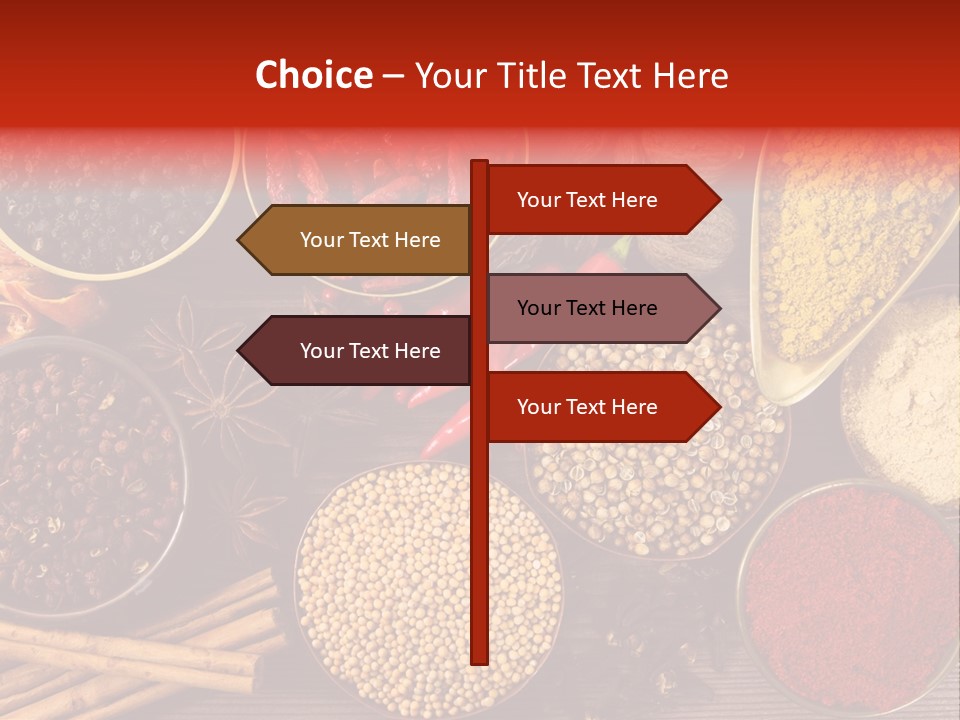 Nutmeg Spice Variety PowerPoint Template