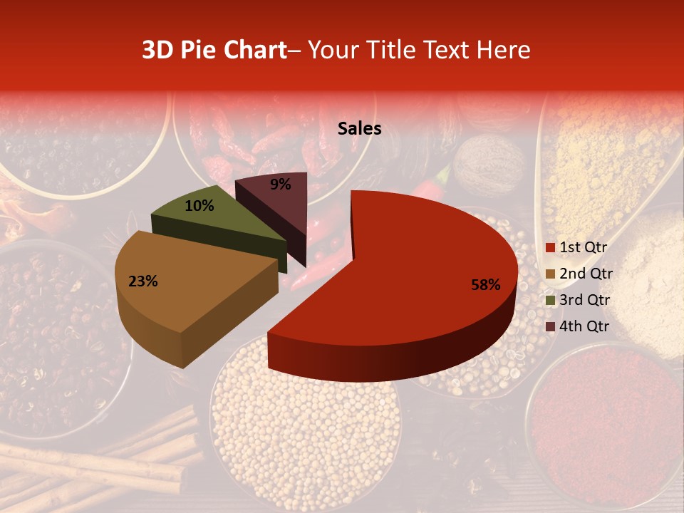 Nutmeg Spice Variety PowerPoint Template