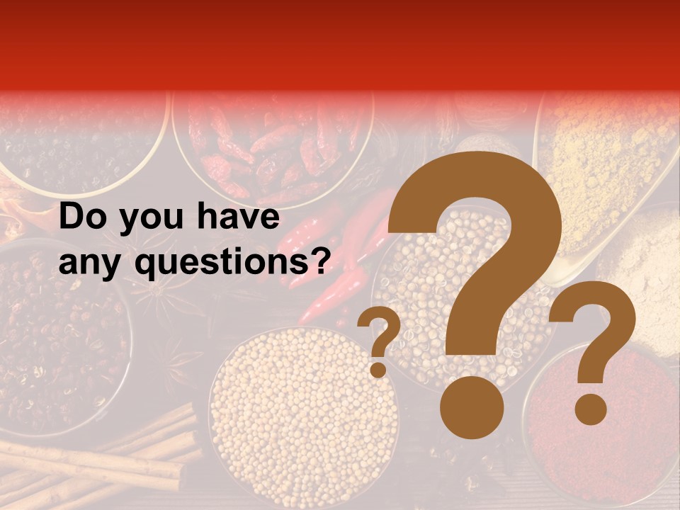 Nutmeg Spice Variety PowerPoint Template