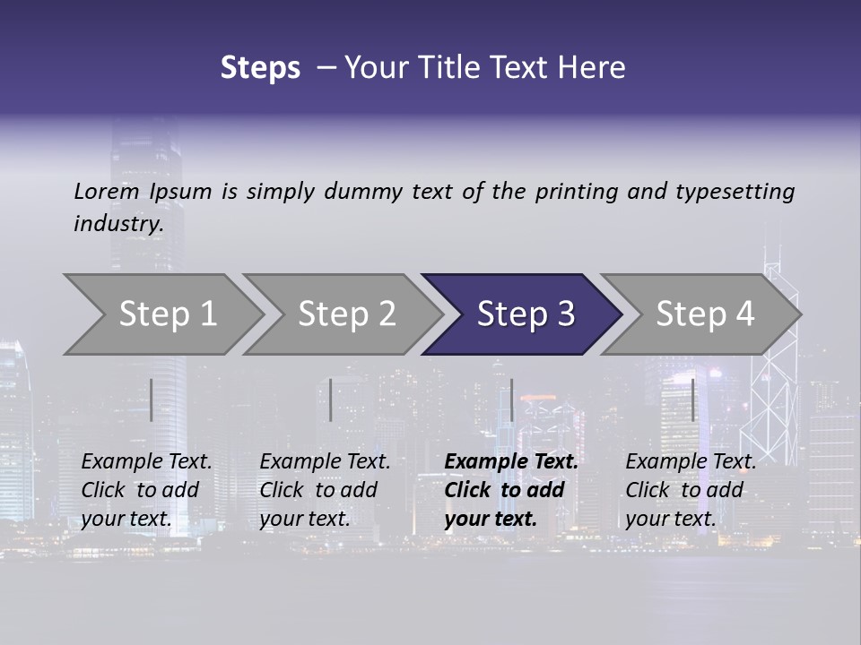 Scene Vacation Business PowerPoint Template
