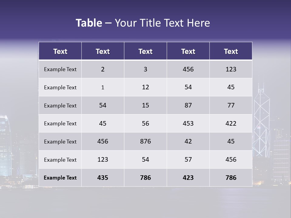 Scene Vacation Business PowerPoint Template