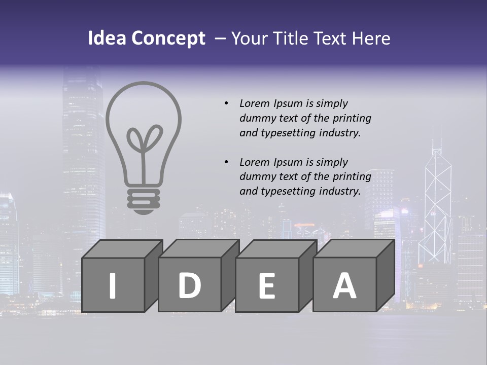 Scene Vacation Business PowerPoint Template