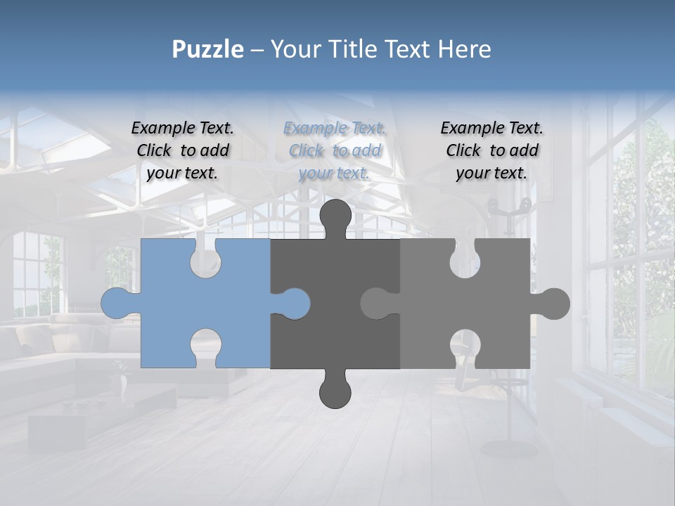 Luxus Mansion Licht PowerPoint Template