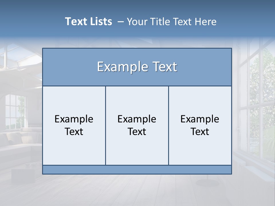 Luxus Mansion Licht PowerPoint Template