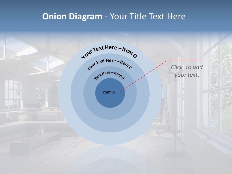 Luxus Mansion Licht PowerPoint Template