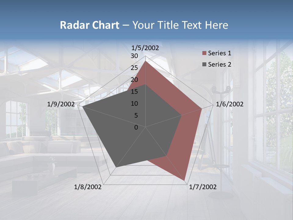 Luxus Mansion Licht PowerPoint Template