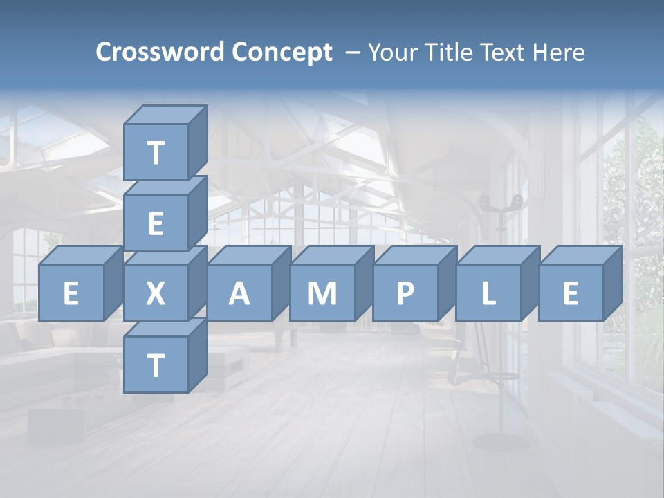 Luxus Mansion Licht PowerPoint Template