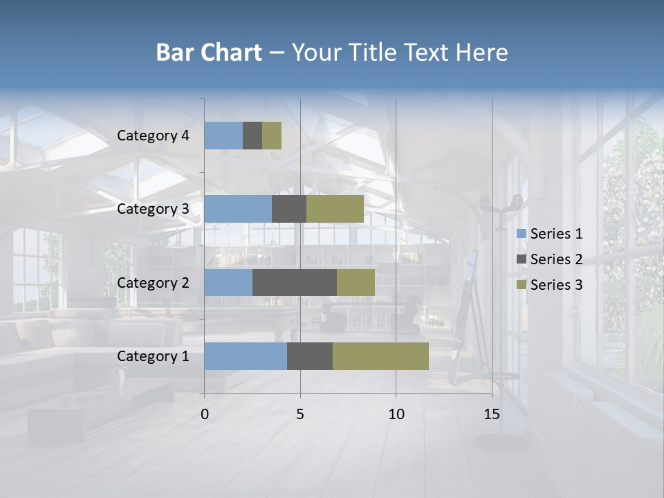 Luxus Mansion Licht PowerPoint Template