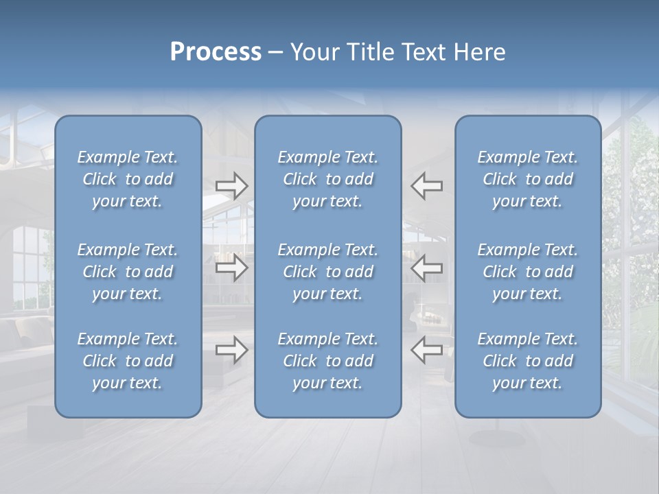 Luxus Mansion Licht PowerPoint Template