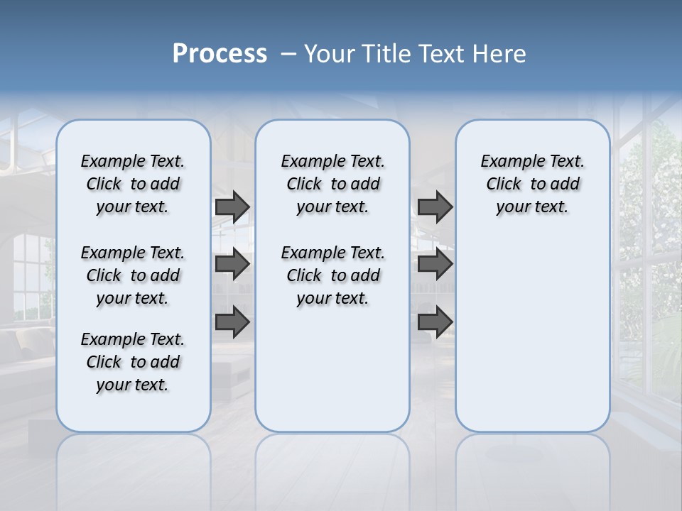 Luxus Mansion Licht PowerPoint Template