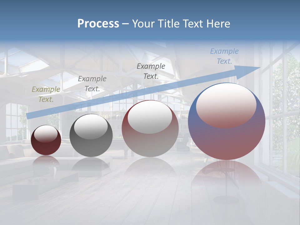 Luxus Mansion Licht PowerPoint Template