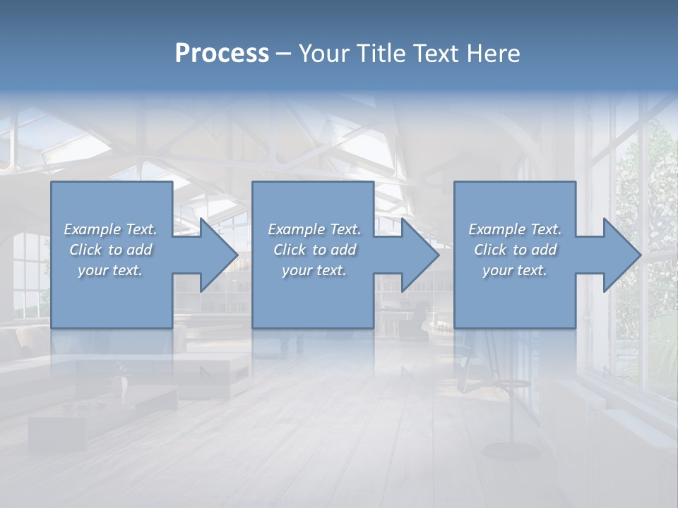 Luxus Mansion Licht PowerPoint Template
