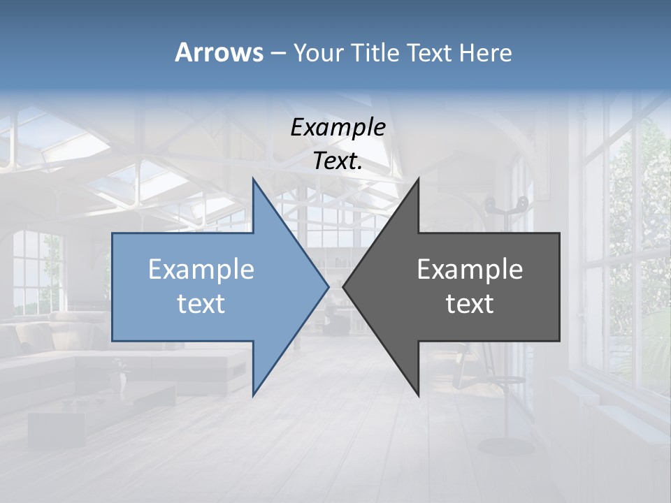 Luxus Mansion Licht PowerPoint Template