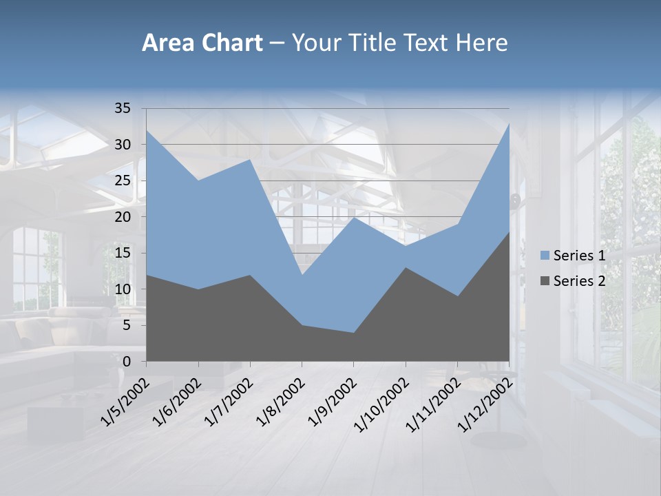Luxus Mansion Licht PowerPoint Template
