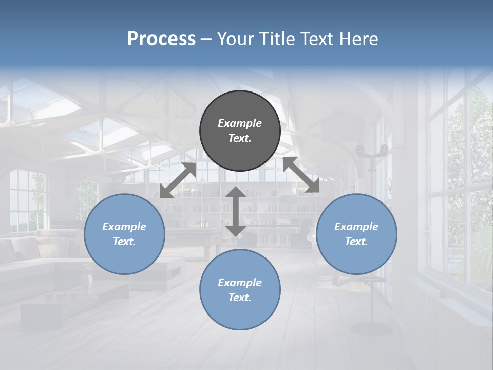 Luxus Mansion Licht PowerPoint Template