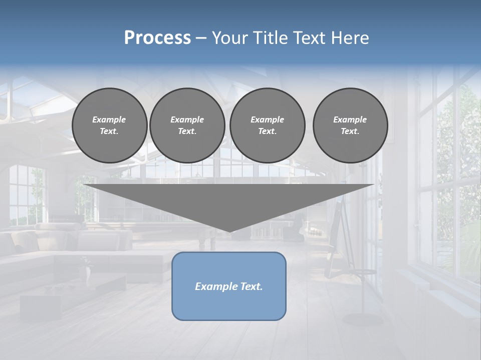 Luxus Mansion Licht PowerPoint Template