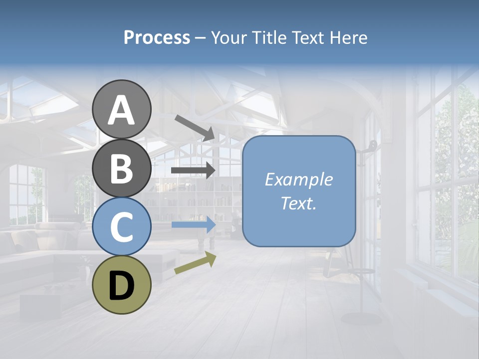 Luxus Mansion Licht PowerPoint Template