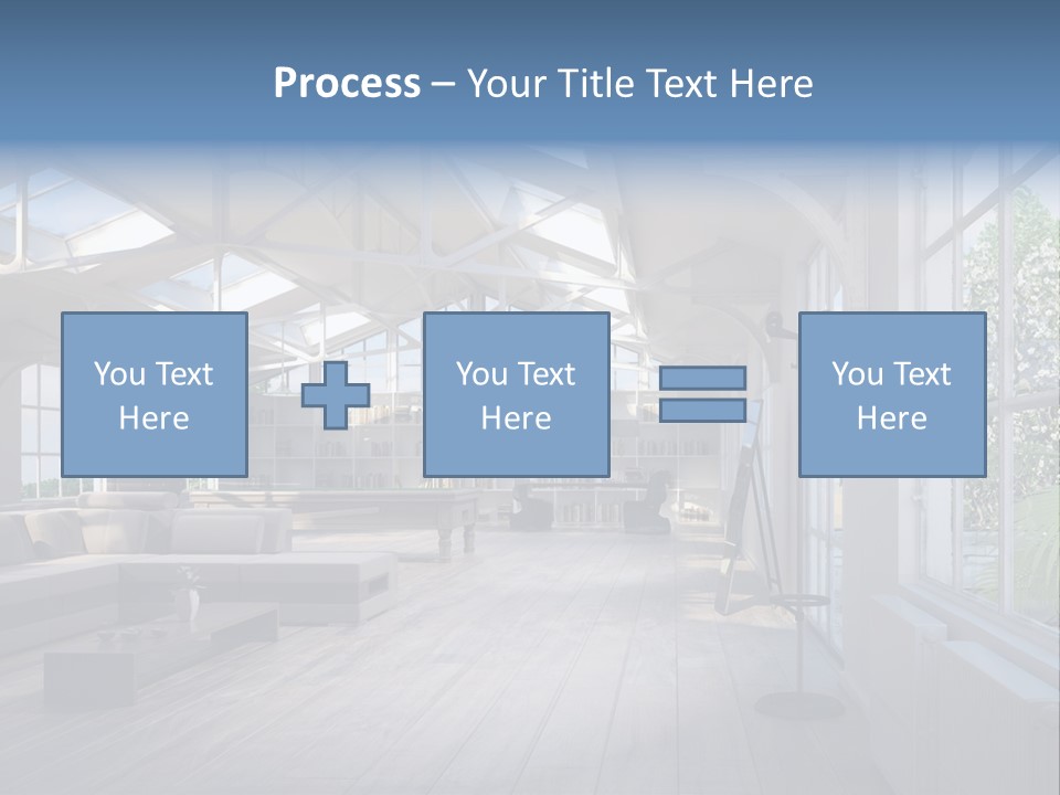 Luxus Mansion Licht PowerPoint Template