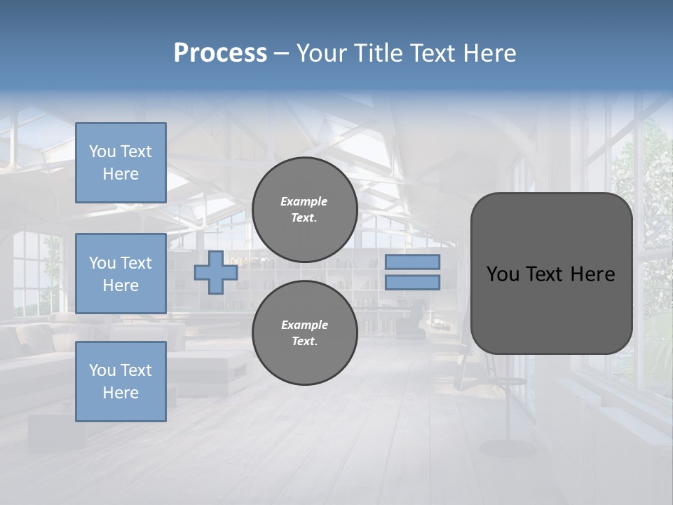 Luxus Mansion Licht PowerPoint Template