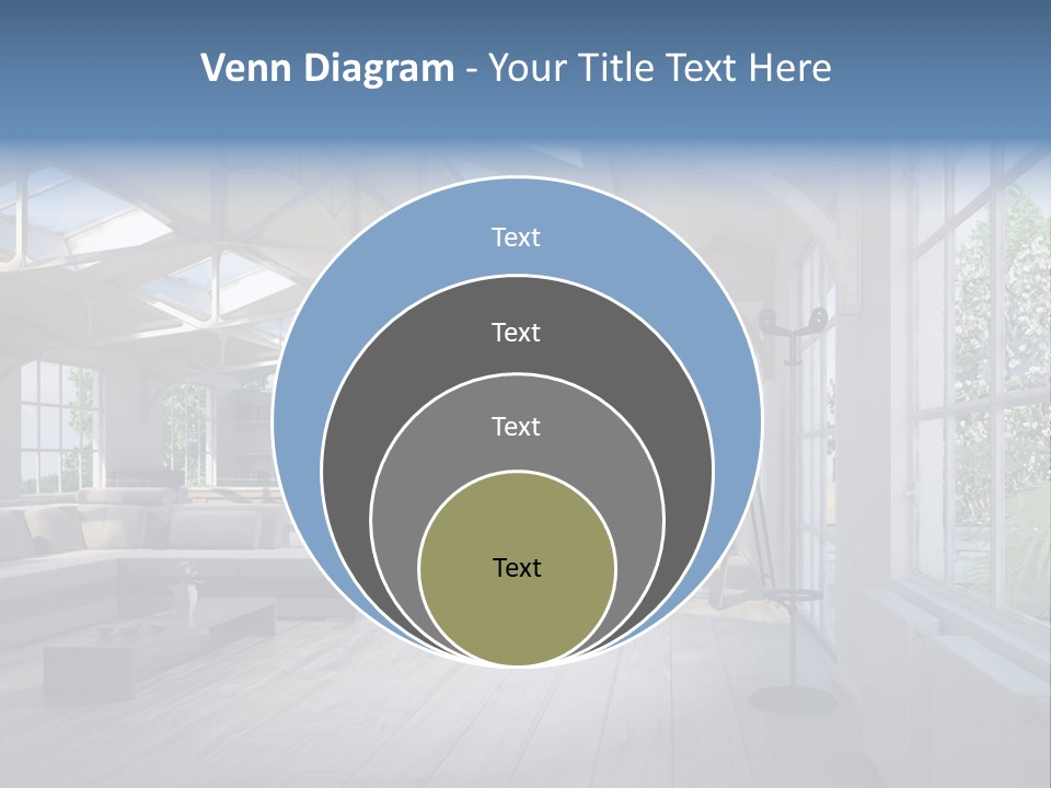 Luxus Mansion Licht PowerPoint Template