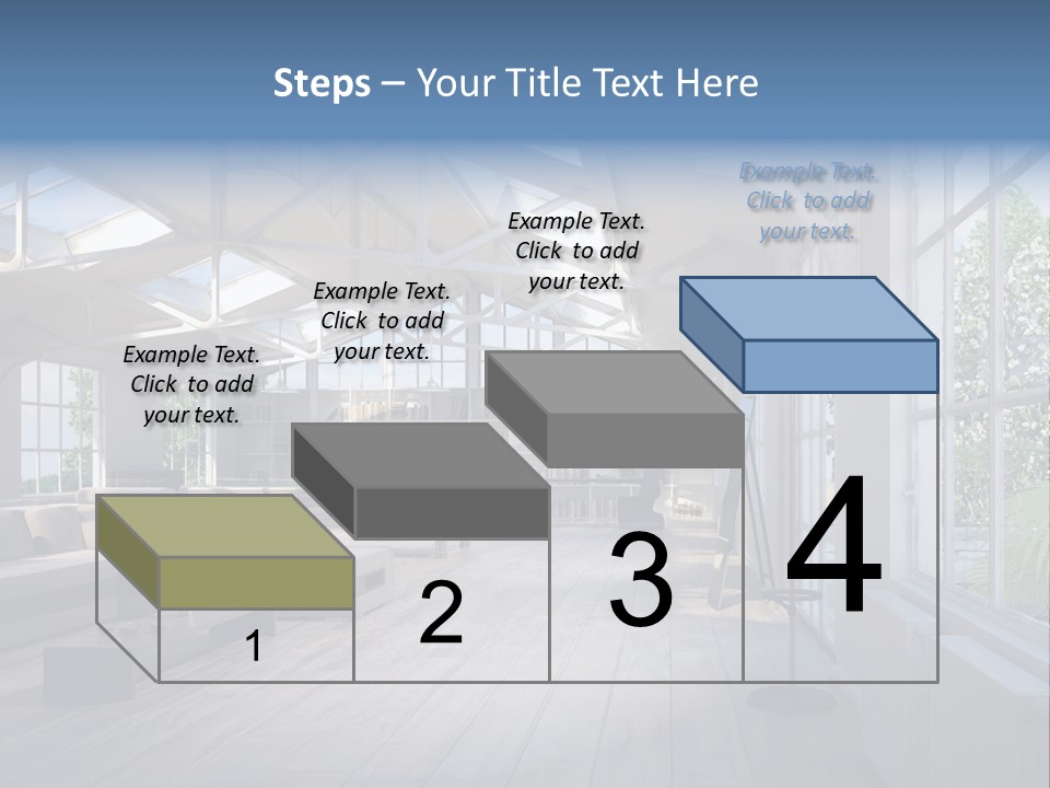 Luxus Mansion Licht PowerPoint Template