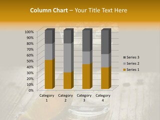 Lemon Close Up Counter PowerPoint Template