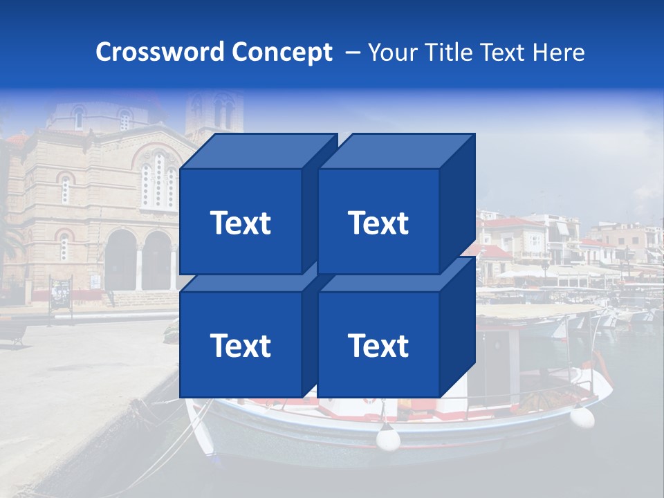 Mediterranean Gulf Cruise PowerPoint Template