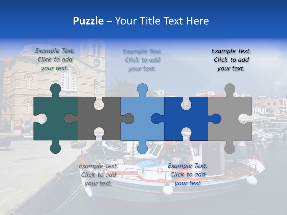 Mediterranean Gulf Cruise PowerPoint Template