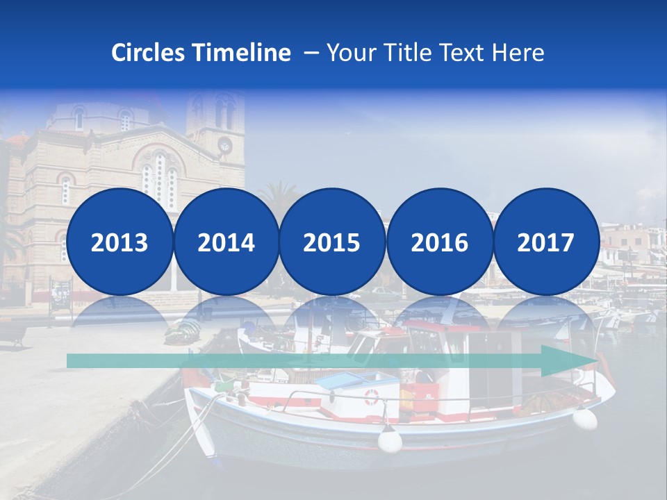 Mediterranean Gulf Cruise PowerPoint Template
