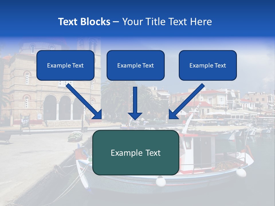 Mediterranean Gulf Cruise PowerPoint Template
