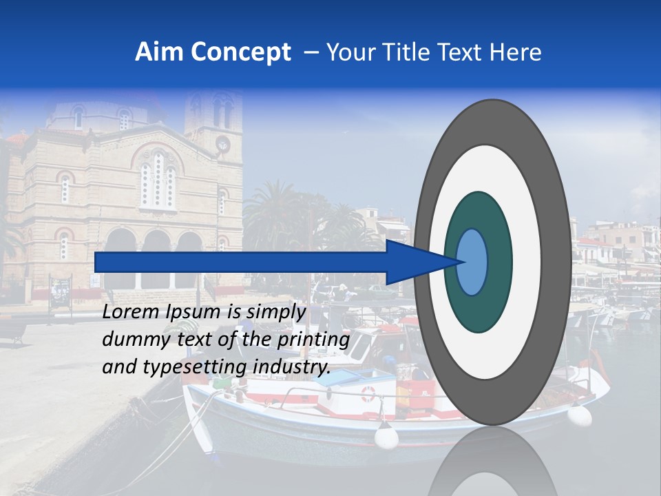 Mediterranean Gulf Cruise PowerPoint Template