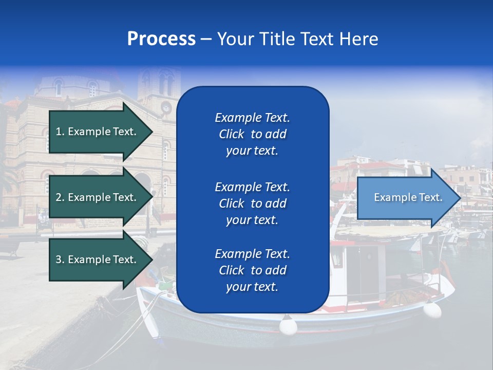 Mediterranean Gulf Cruise PowerPoint Template