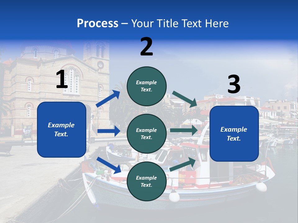Mediterranean Gulf Cruise PowerPoint Template