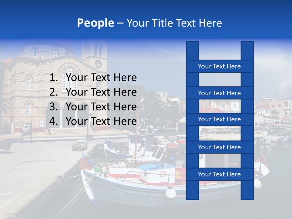 Mediterranean Gulf Cruise PowerPoint Template