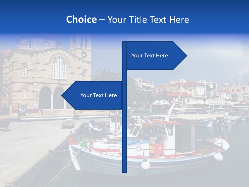 Mediterranean Gulf Cruise PowerPoint Template