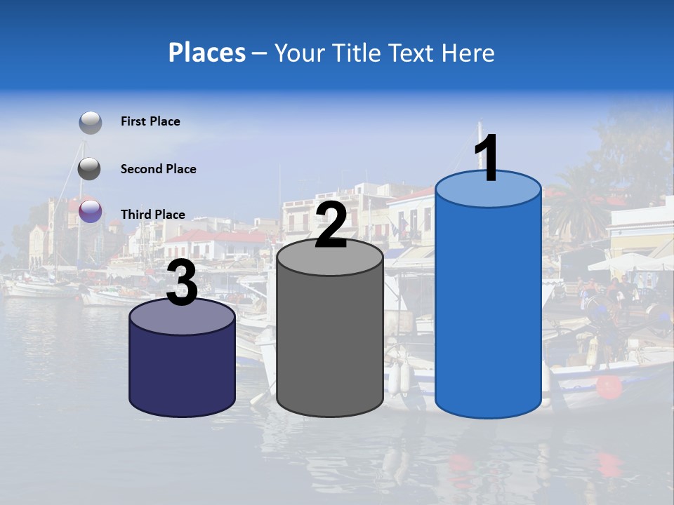 Greek Town Greece PowerPoint Template