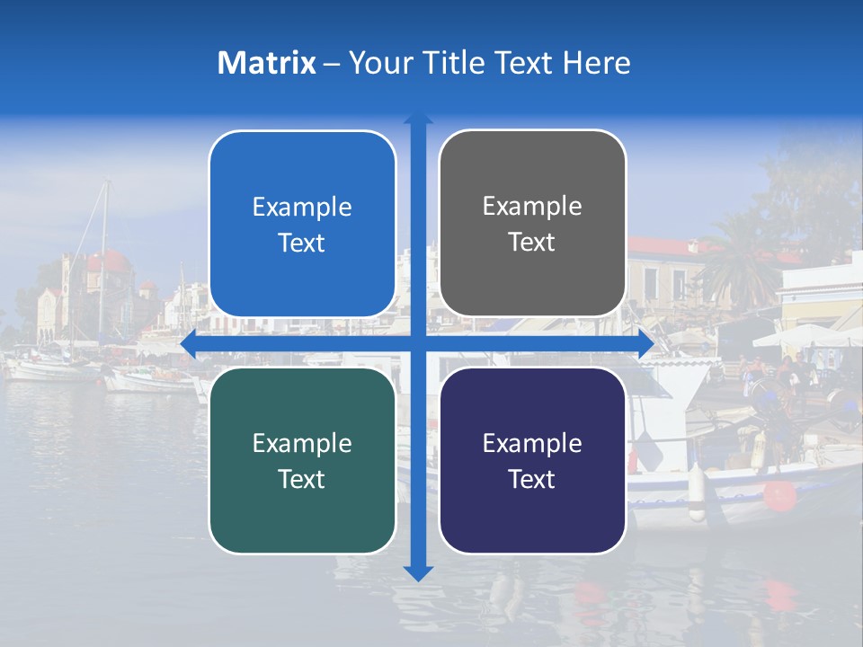 Greek Town Greece PowerPoint Template