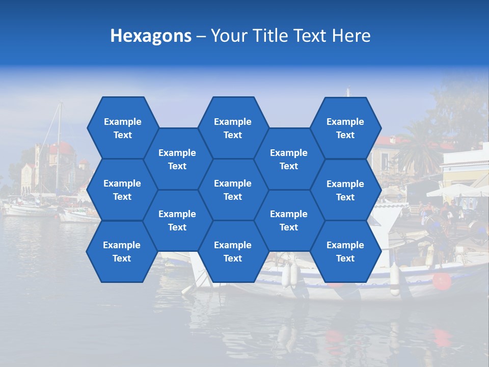 Greek Town Greece PowerPoint Template