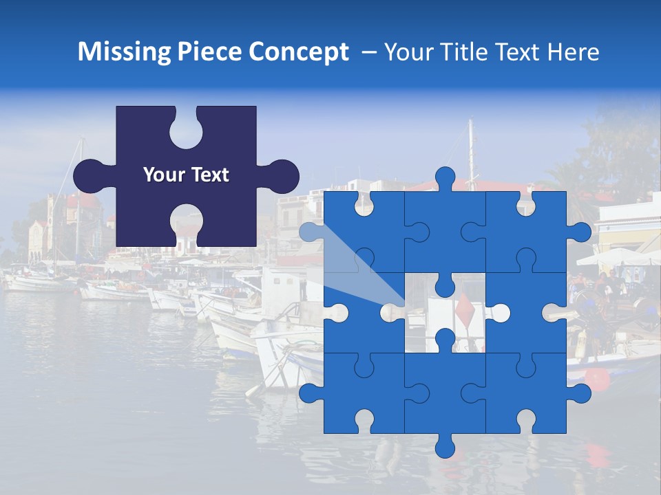 Greek Town Greece PowerPoint Template