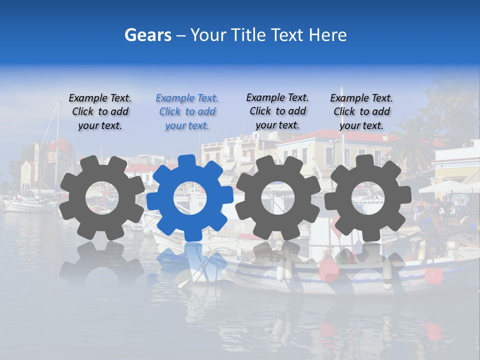 Greek Town Greece PowerPoint Template