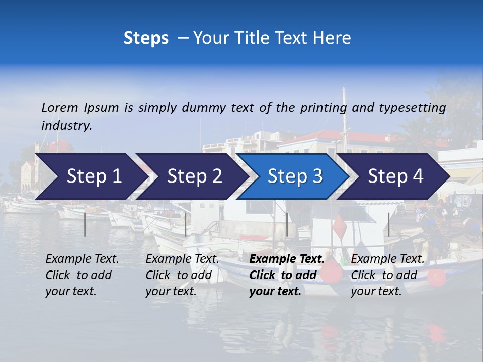 Greek Town Greece PowerPoint Template