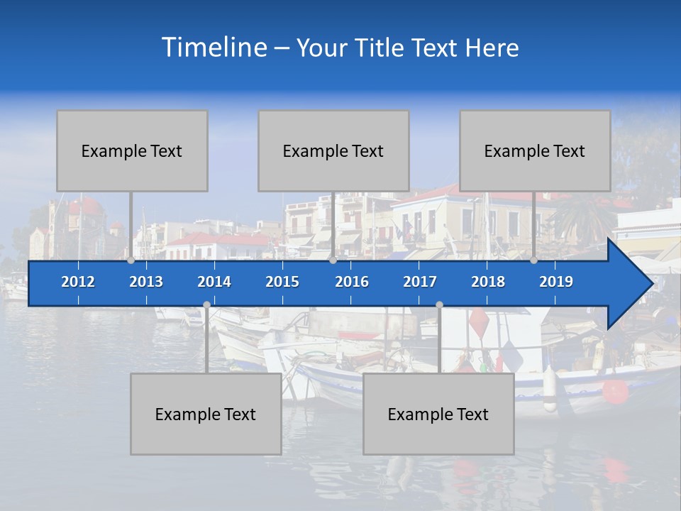 Greek Town Greece PowerPoint Template