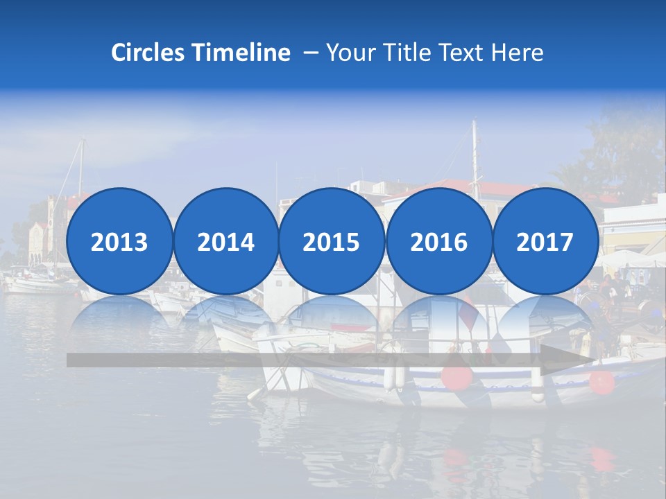 Greek Town Greece PowerPoint Template