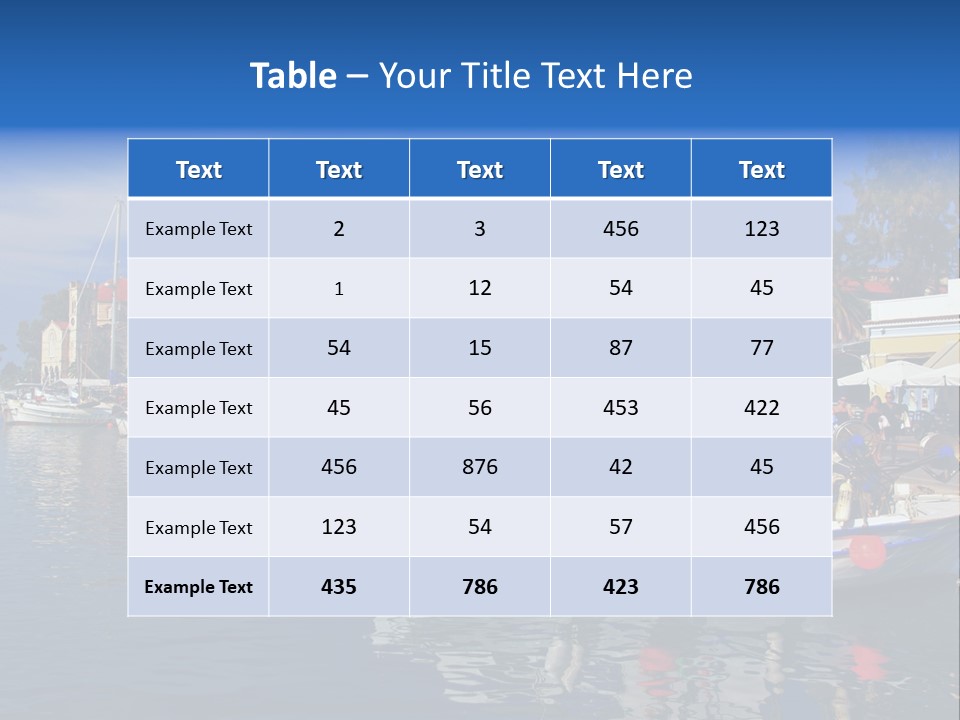 Greek Town Greece PowerPoint Template