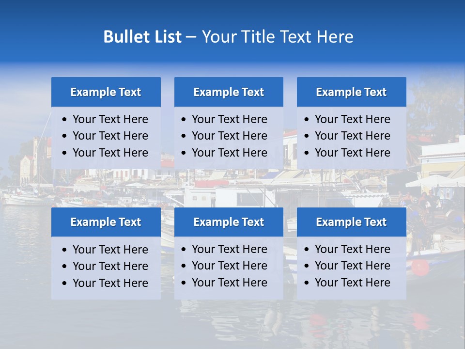 Greek Town Greece PowerPoint Template