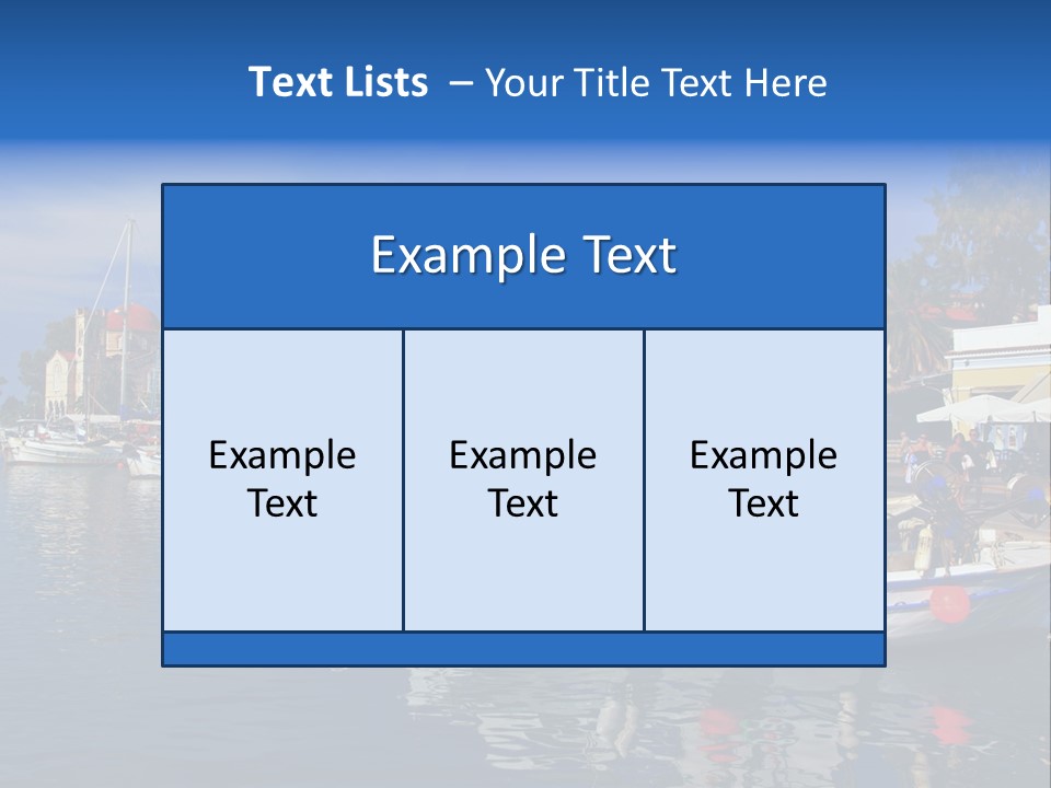 Greek Town Greece PowerPoint Template